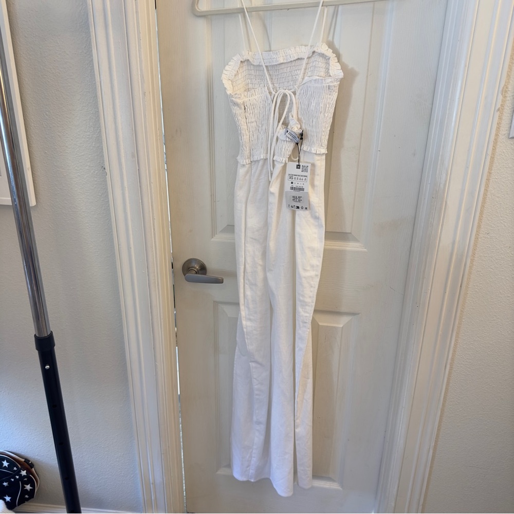 Zara white linen dress - Picture 5 of 5